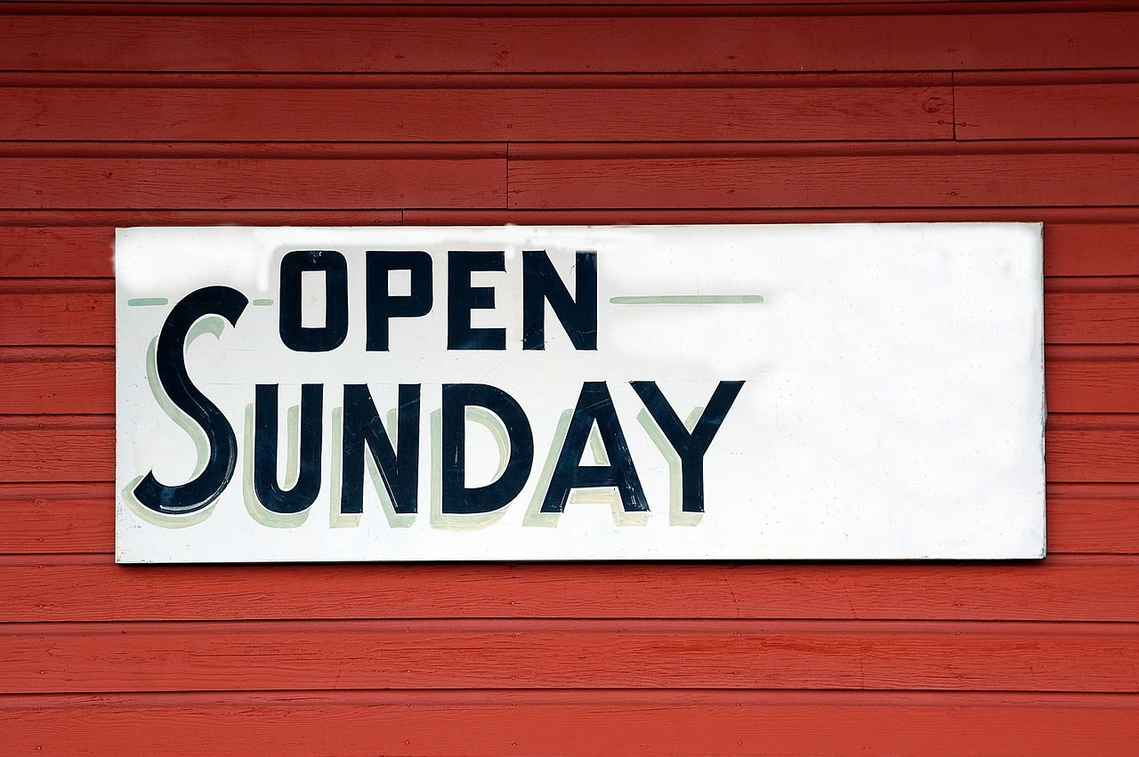 Open Sunday Sign – Johni´s Designs & Print